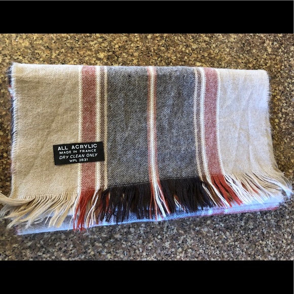 Accessories - Tartan Plaid Scarf Made in France